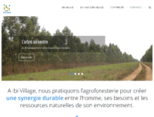 Tablet Screenshot of ibi-village.cd